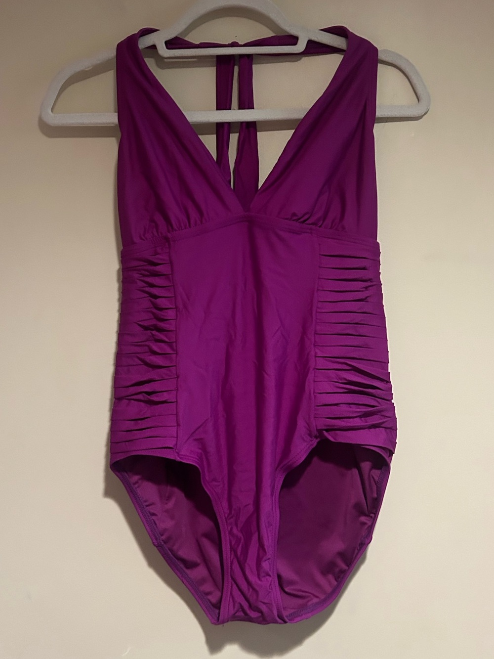 Calvin Klein Purple One Piece Swimsut Sz 8